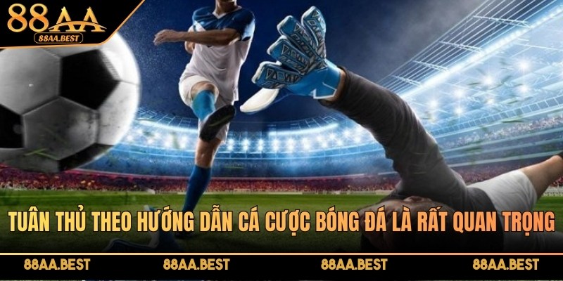 Hướng dẫn cá cược bóng đá tại 88AA BEST đơn giản, chuẩn xác nhất 2 Tuân thủ theo hướng dẫn cá cược bóng đá tại 88AA là rất quan trọng