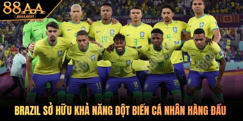 88AA Best Chia Sẻ Những Đội Tuyển Mạnh Nhất World Cup 2026 3 Brazil sở hữu khả năng đột biến cá nhân hàng đầu thế giới